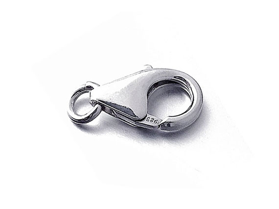 Wholesale Bean Push In Lobster Claw Clasps Sterling Silver .925