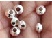 6 Sterling Silver 6.6mm Saucer-Bicone Beads, 1.5mm Hole       **<i><b>new</i></b>**