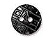 10 - TierraCast Pewter Button Round Coin Black Finish