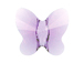 12 Violet - 8mm Swarovski Faceted Butterfly Beads