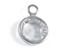 PRECIOSA Crystal <b>Silver Plated</b> Birthstone Channel Charms - Crystal 250 pcs