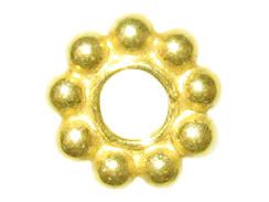 1000 Letter Beads Alphabet Beads Matte Bulk Gold Wholesale 7mm
